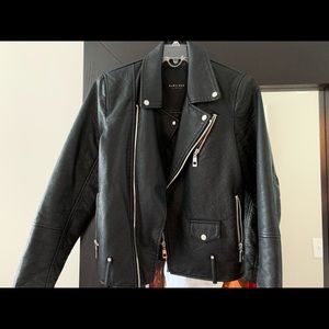 Zara faux leather jacket